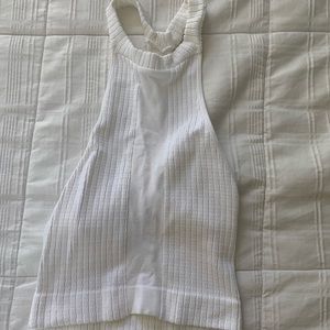 free people intimately white crop tank top💌